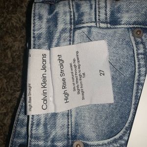 Calvin Klein Jeans size 27 tags recently taken off only to try on!